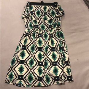 Strapless dress